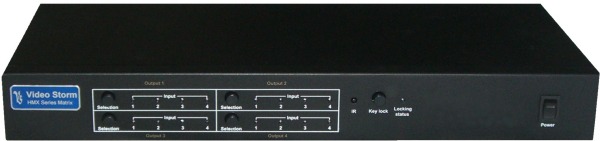 HMX44:  4x4 HDMI matrix switch with discrete digital audio